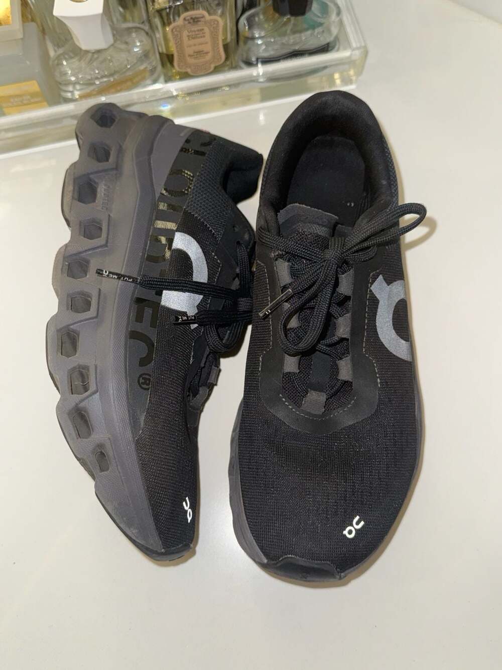 On Running Cloudmonster Women's Running Shoes, Black/Magnet